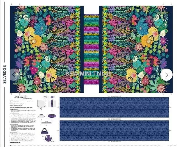 SUNSHINE CANVAS TOTE FROM WINDHAM FABRICS