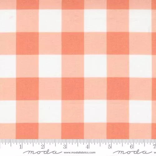 Sunwashed- Coral 1 Yard Fabric Cut