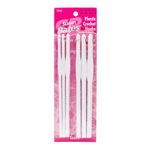 Susan Bates - Luxite Crochet Hook Starter Set Sizes F5 to K10.5
