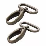 Swivel Hook fl 1.5in Antique Brass 2pcs