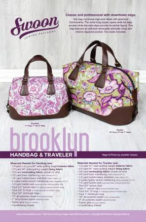 Swoon Brooklyn Handbag & Traveler SWN018 +