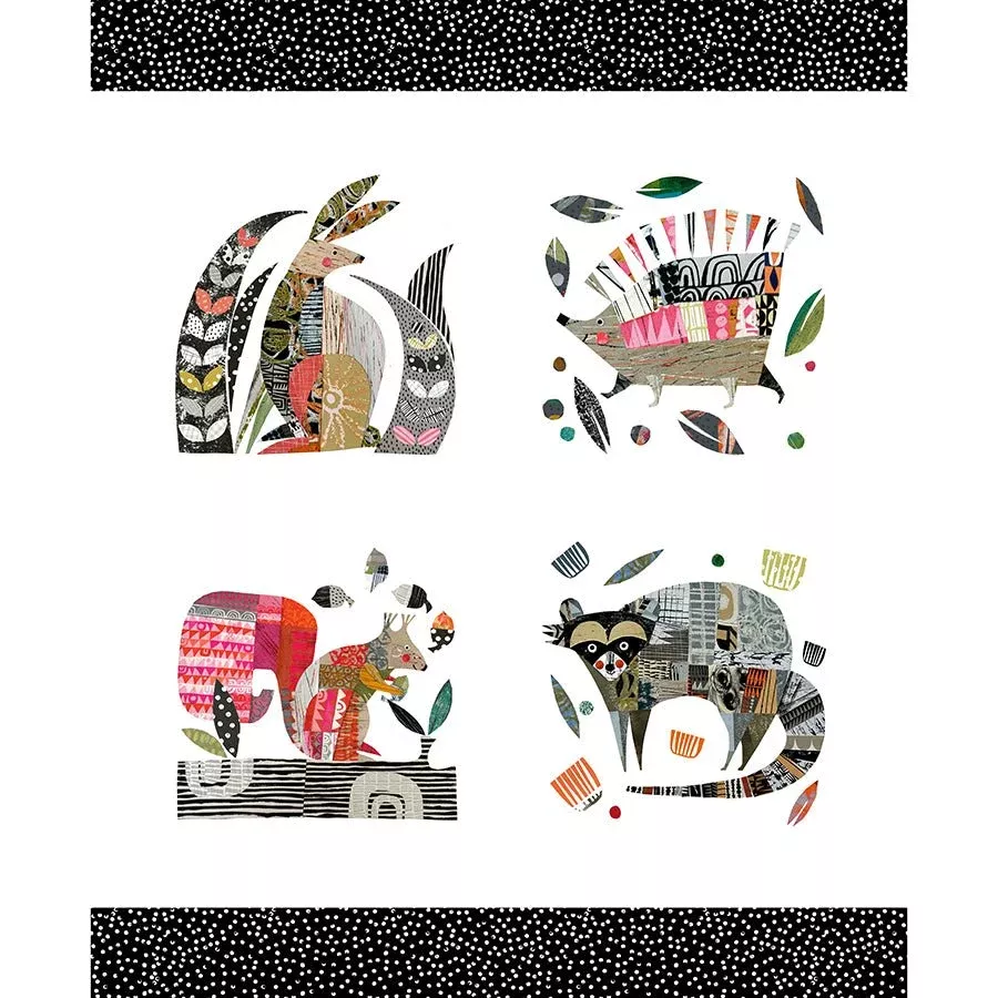 Tales from the Forest 36" Panel Multi