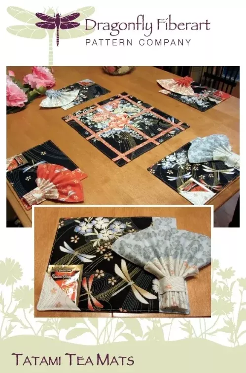 Tatami Tea Mats Pattern by Dragonfly Fiberart Pattern Company