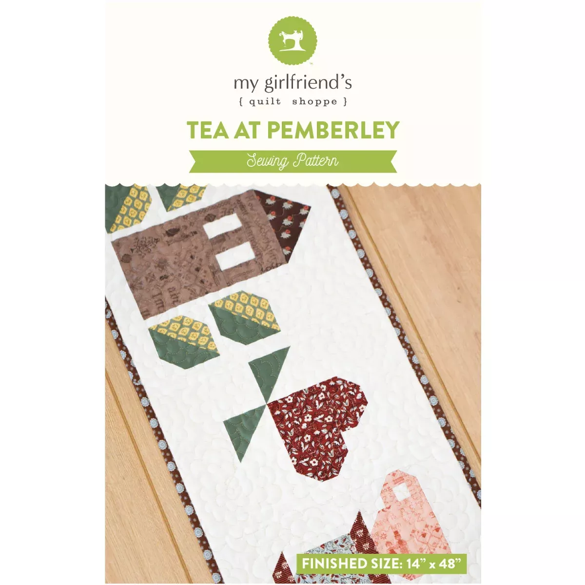 Tea at Pemberley Table Runner (Downloadable Sewing Pattern)