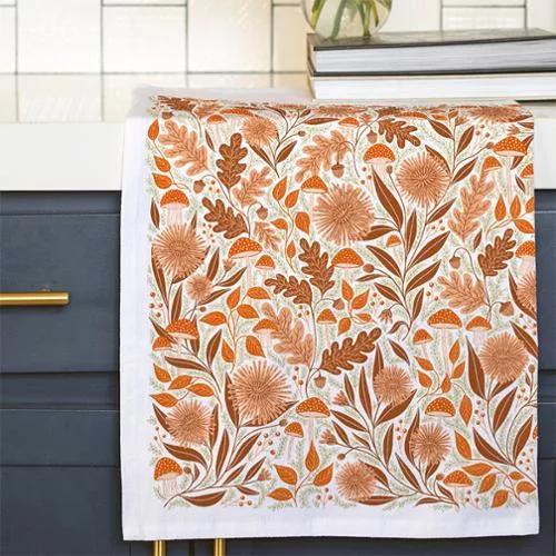 Tea Towel- Mushroom Medley