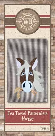 Tea Towel Pattern Lets Horse Pattern ^