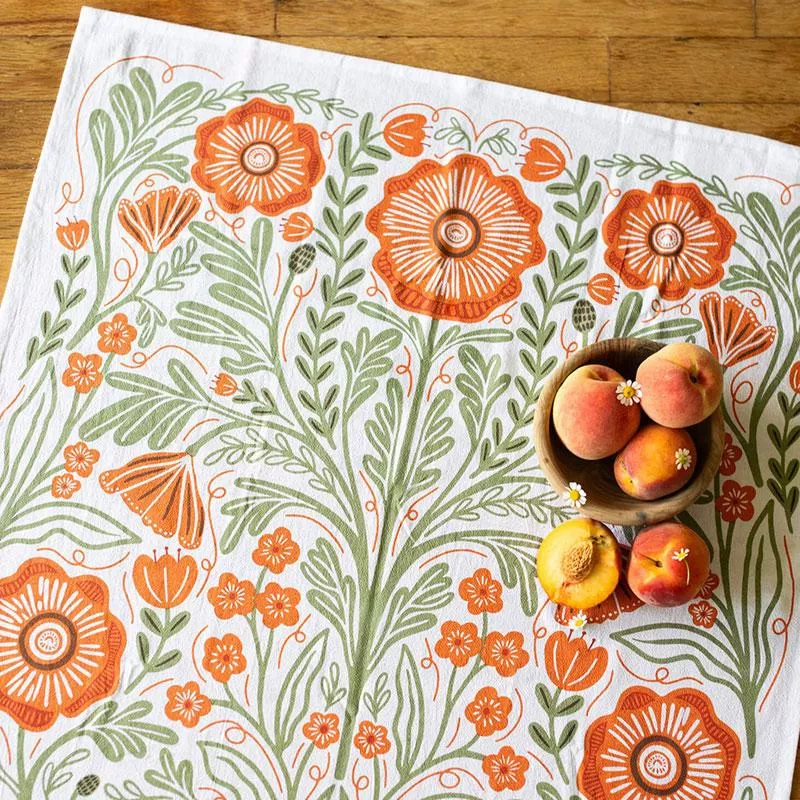 Tea Towel : Poppy - #GB F521 - Gingiber