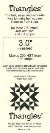 Thangles -3" Finished