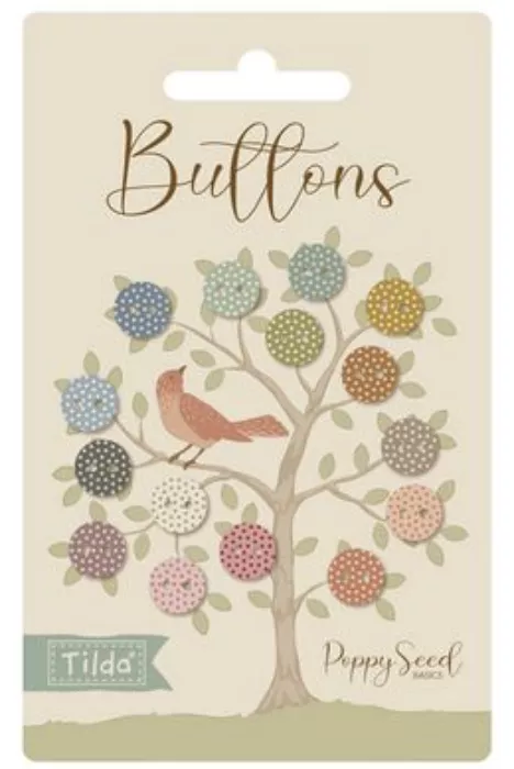 Tilda Poppy Seed Buttons