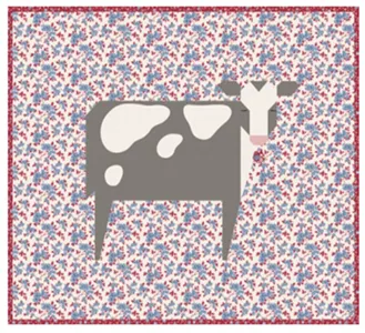 Tilda's Village Life : Farmers Market Cow Pillow Mouse - #810308