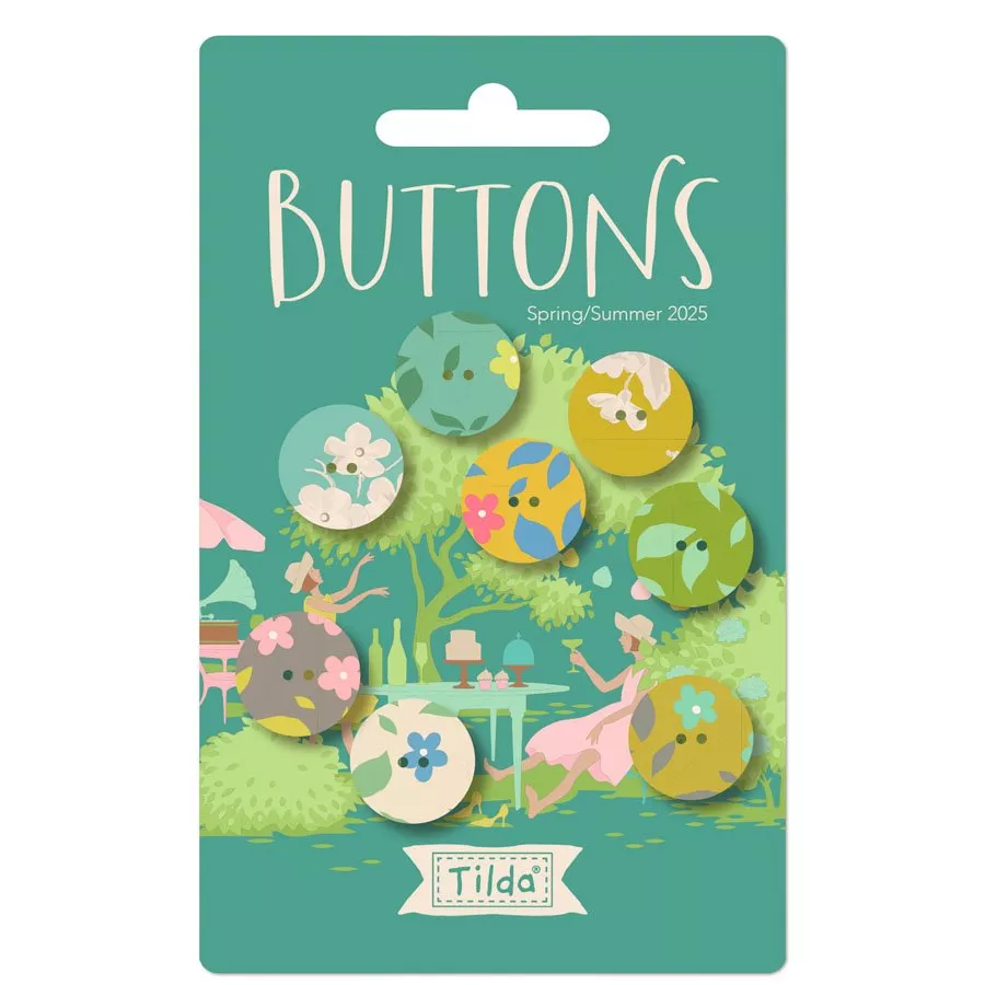 Tilda Sunday Brunch Buttons 0.63in