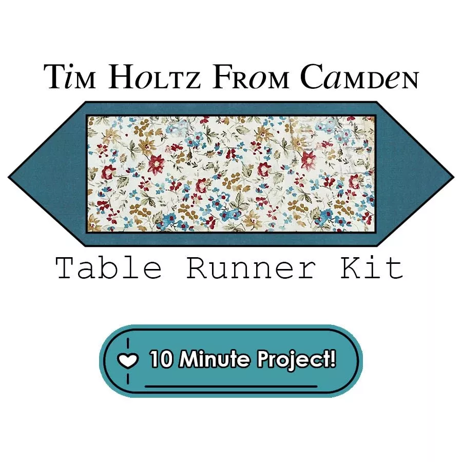Tim Holtz From Camden 10 Minute Table Runner Kit Free Spirit