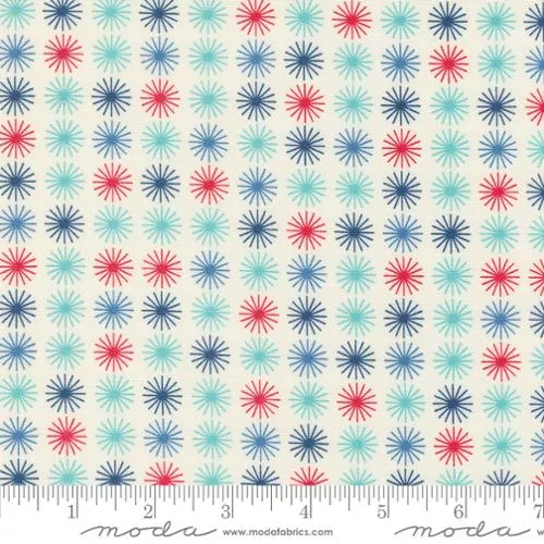 Time And Again Starburst- Flour 1 Yard Cut