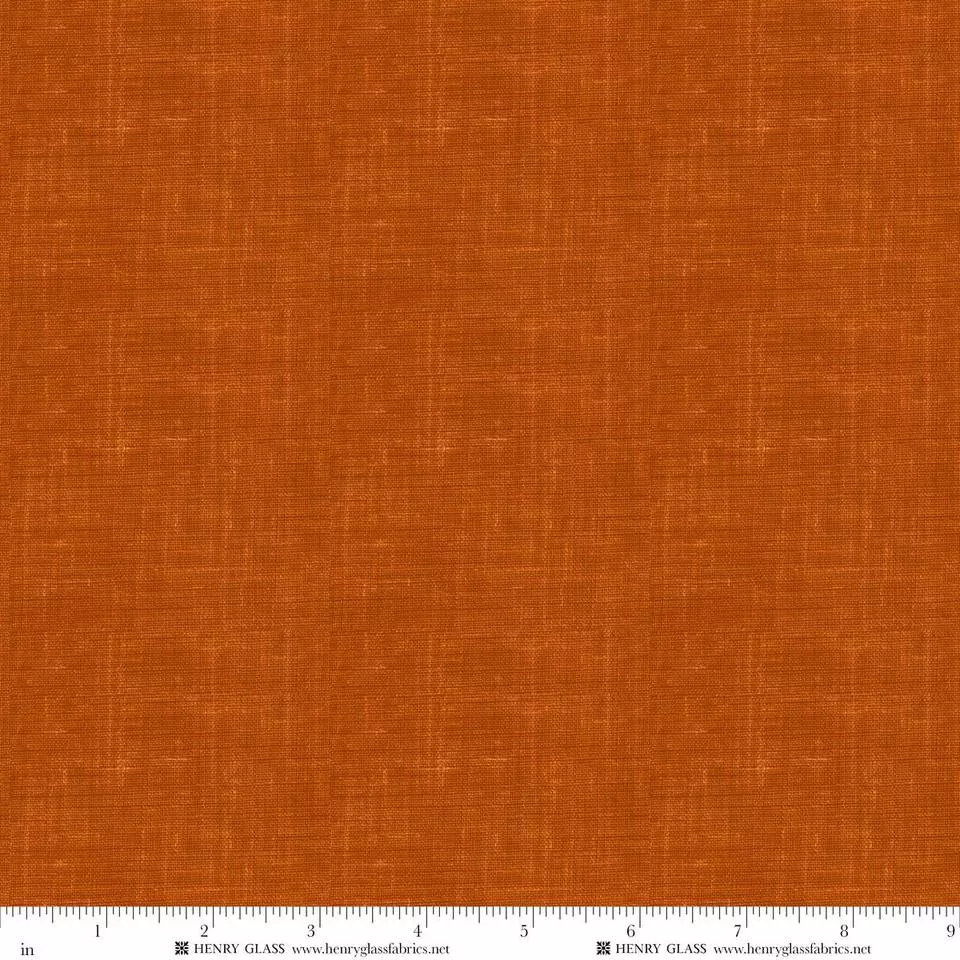 Timeless Linen Basics by Stacy West for Henry Glass - Burnt Orange 2338-303