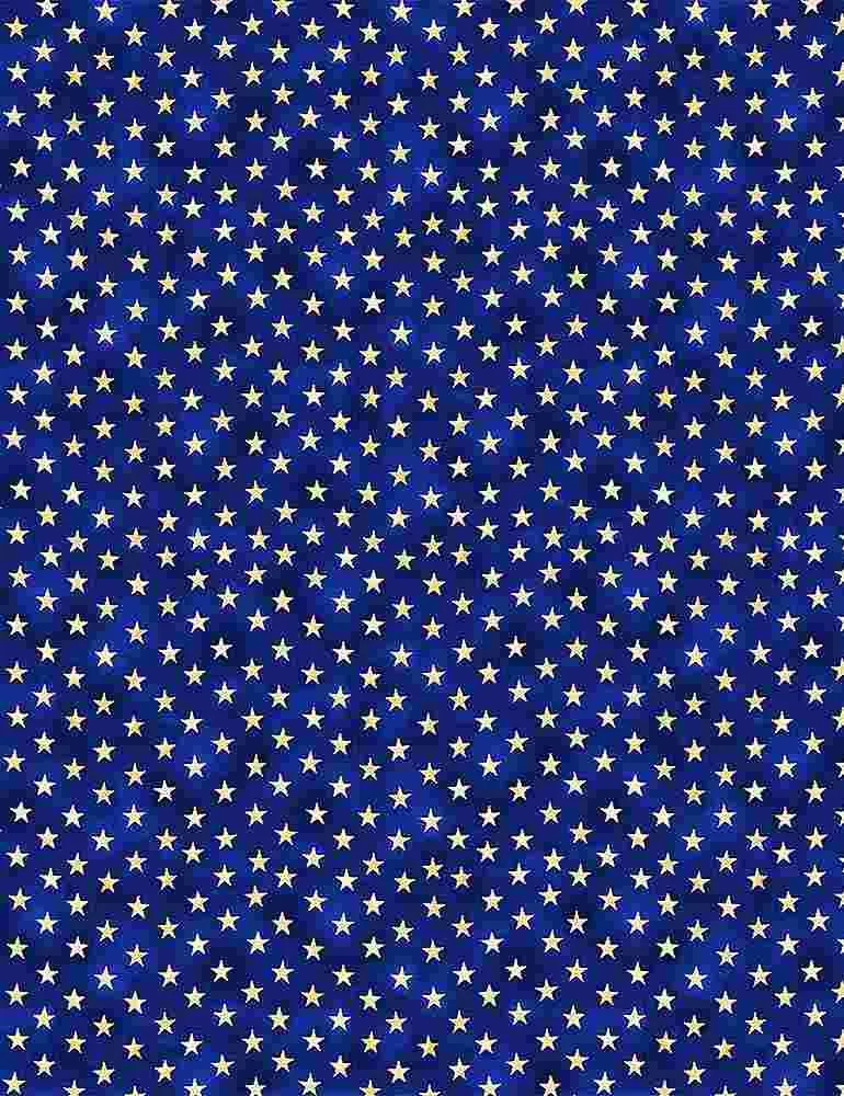 Timeless Treasures Patriotic Stars USA C8324 BLUE 840035969749 ^