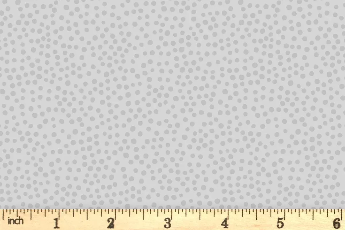 Tiny Tonals AW22 by Lewis & Irene - Grey on Grey Spots 60090-3
