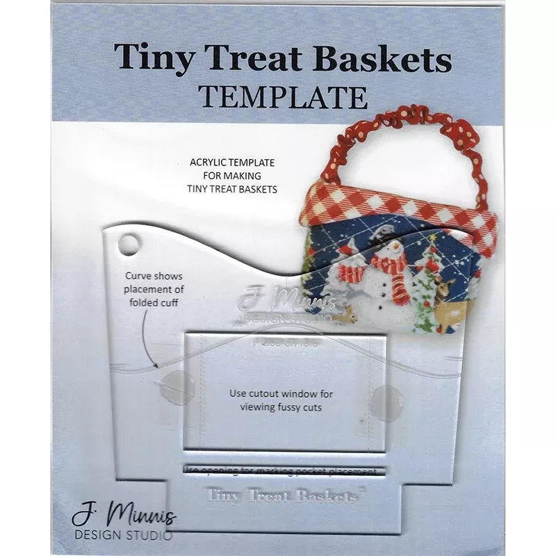Tiny Treat Baskets Acrylic Template by J. Minnis Designs