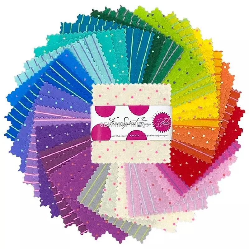 TINYCOOR 2.5″ SQ TULA PINK FOR FREE SPIRIT
