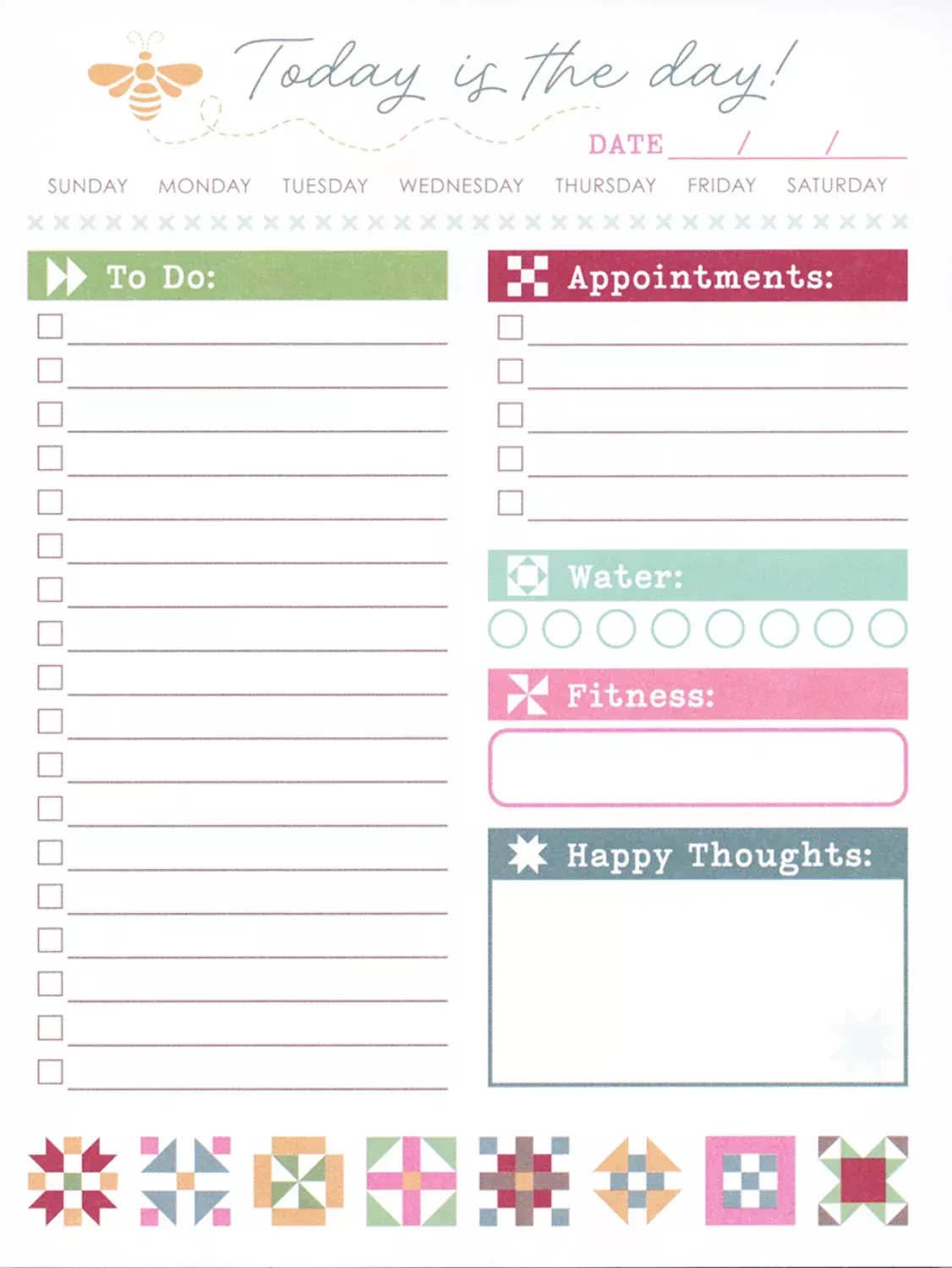 Today Is The Day Note Pad