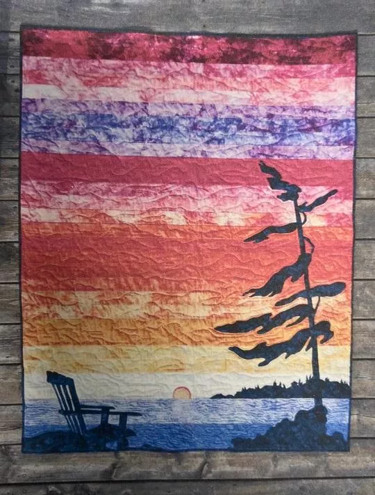 Tranquility Quilt Kit - 43" x 58" includes binding