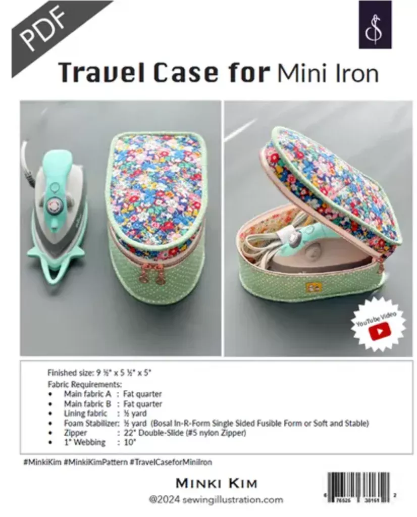 Travel Case for Mini Iron Pattern
