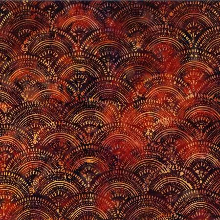 Tree Top View : Bali Chops Adobe - #Y2706-100 - Hoffman Batiks