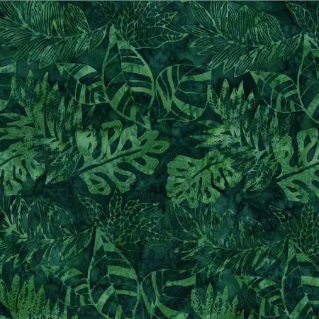 Tree Top View : Bali Chops Bonsai - #Y2691-433 - Hoffman Batiks