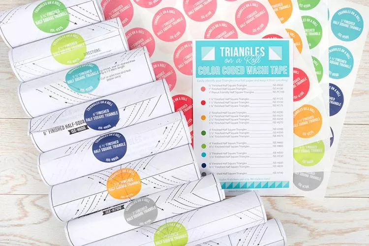 Triangle On A Roll Washi Tape Stickers