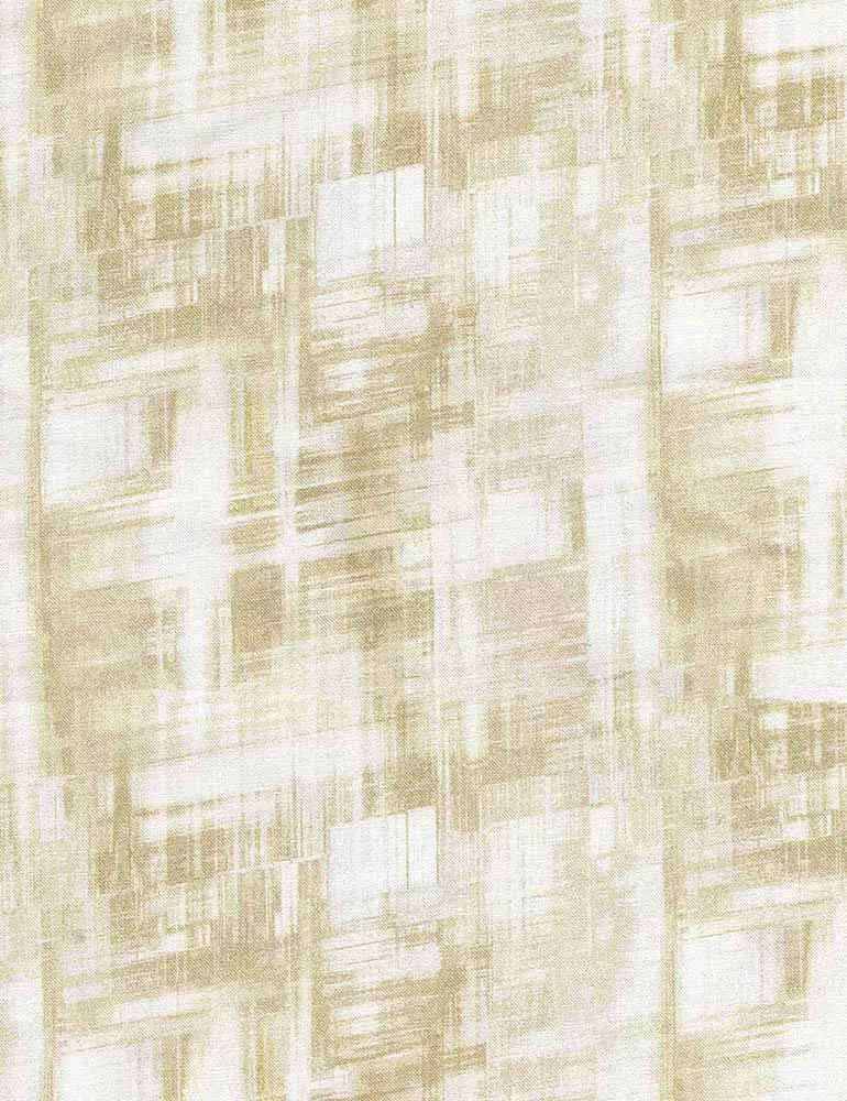 TT Dream Plaid 108" Wide Back CD8961-BEIGE - Cotton Fabric
