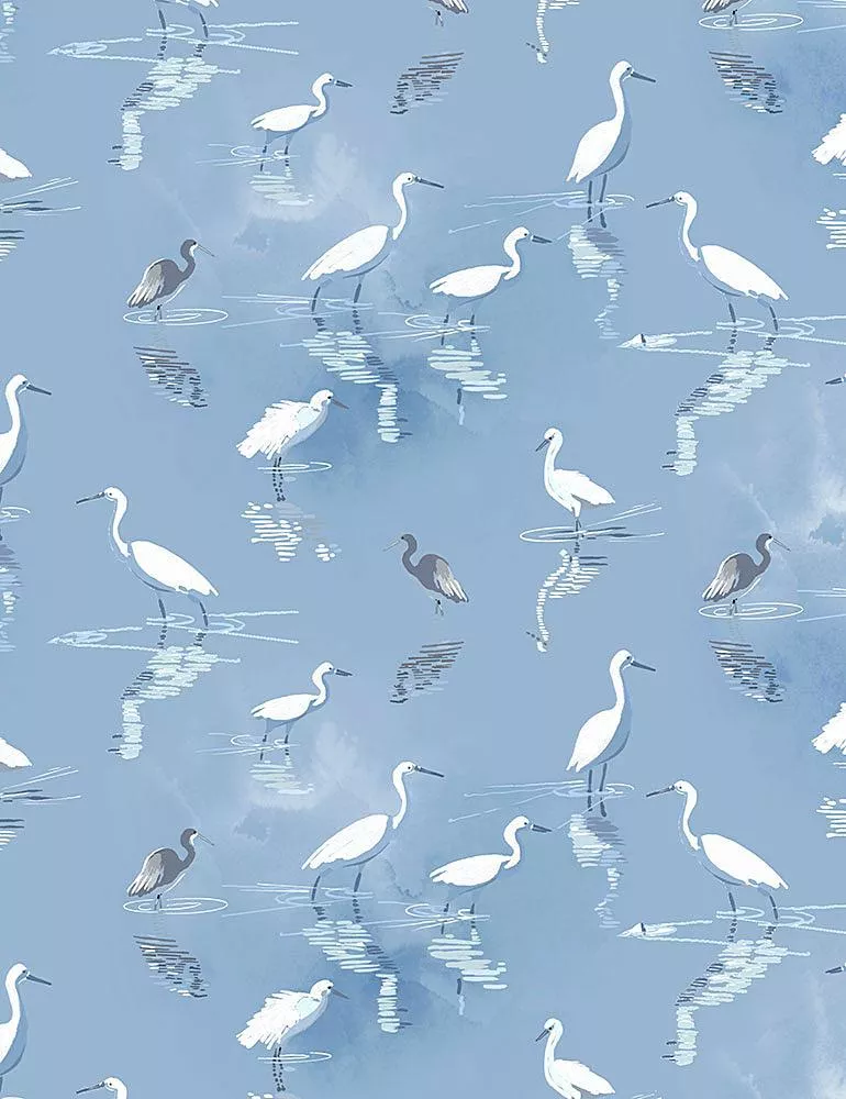 TT Ocean Blue CD1304-BLUE - Cotton Fabric