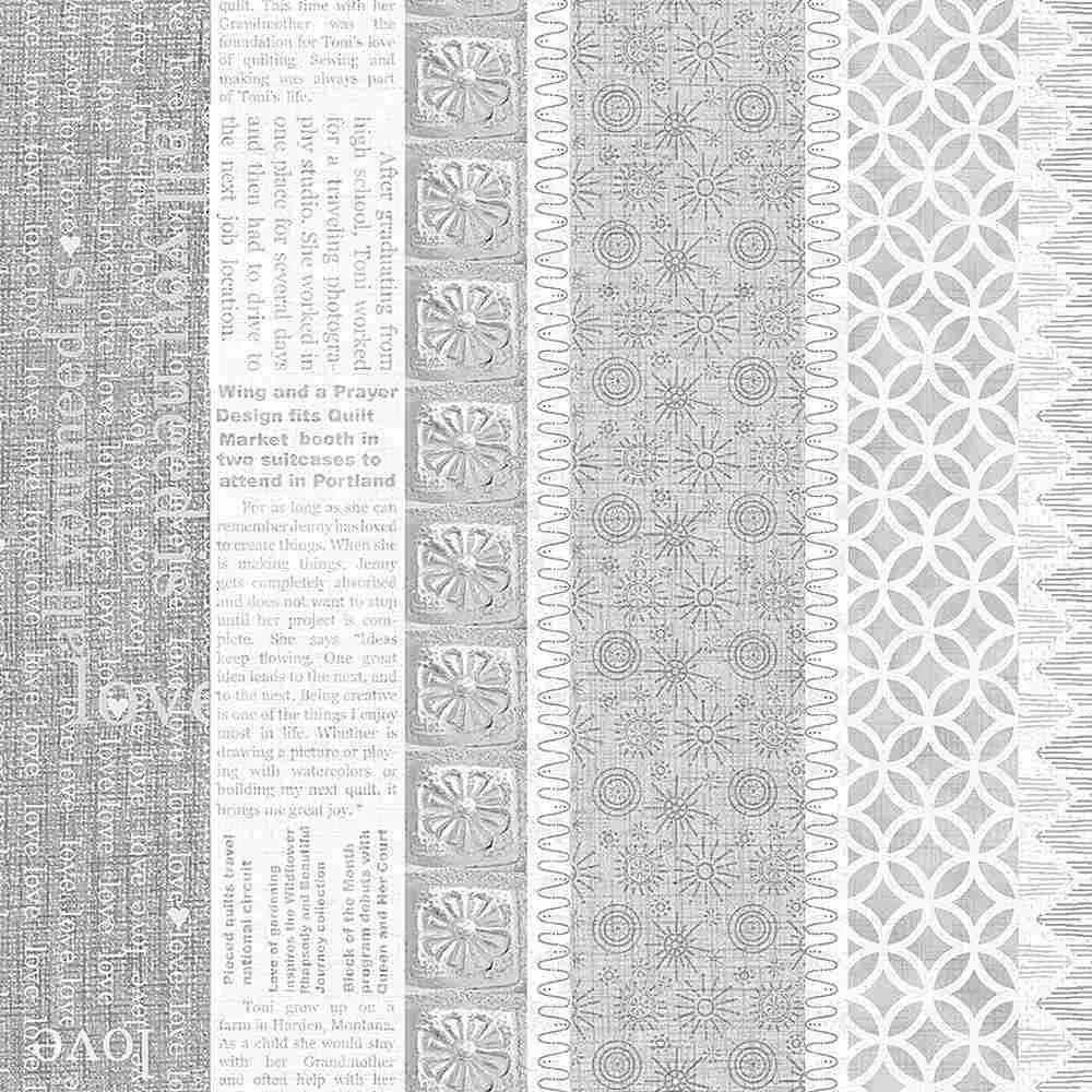 TT Opposites Attract (WP) JT-CD1682-GREY - Cotton Fabric