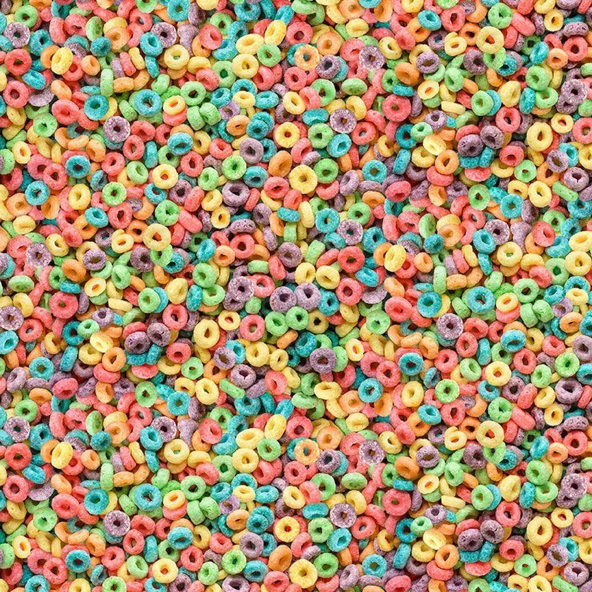 TT What's For Breakfast? Fruity Cereal - CD2997-MULTI - Cotton Fabric