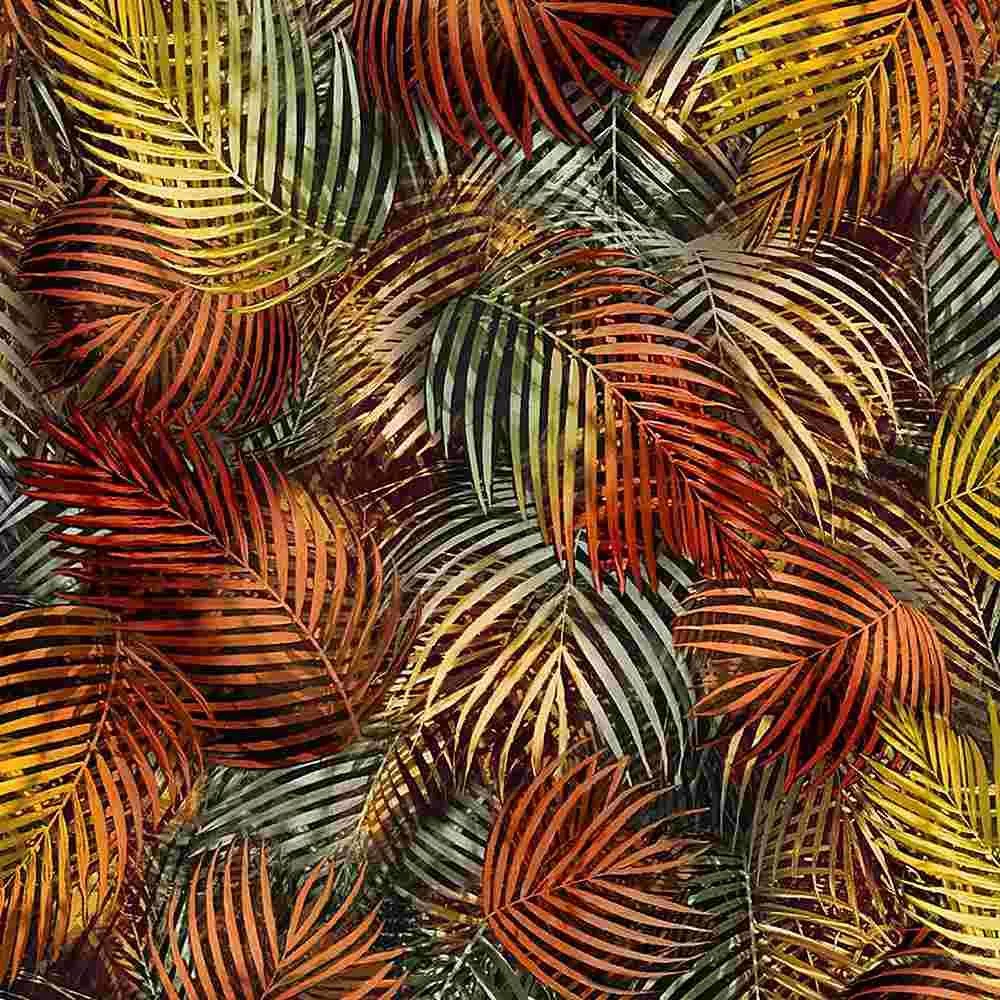 TT Wild at Heart - Tropical Forest Leaves WILD-CD1636-MULTI- Cotton Fabric