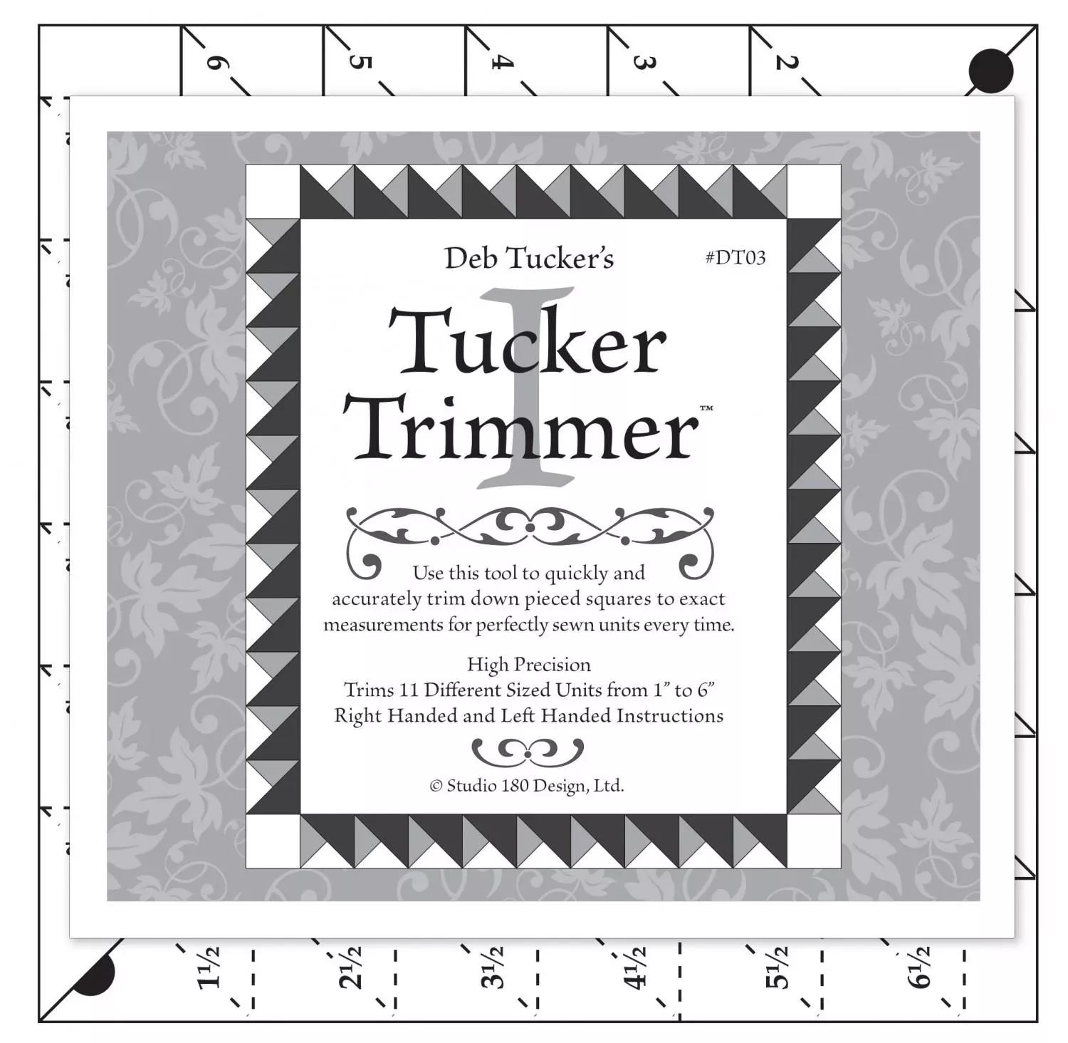Tucker Trimmer Ruler Iby Deb Tucker - DT03