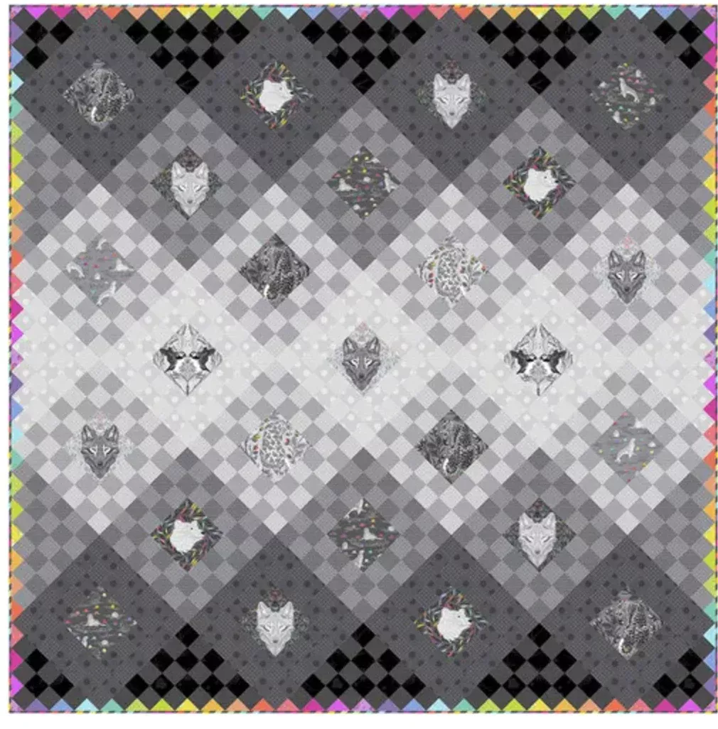 Tula Pink-Fade to Gray Quilt Kit