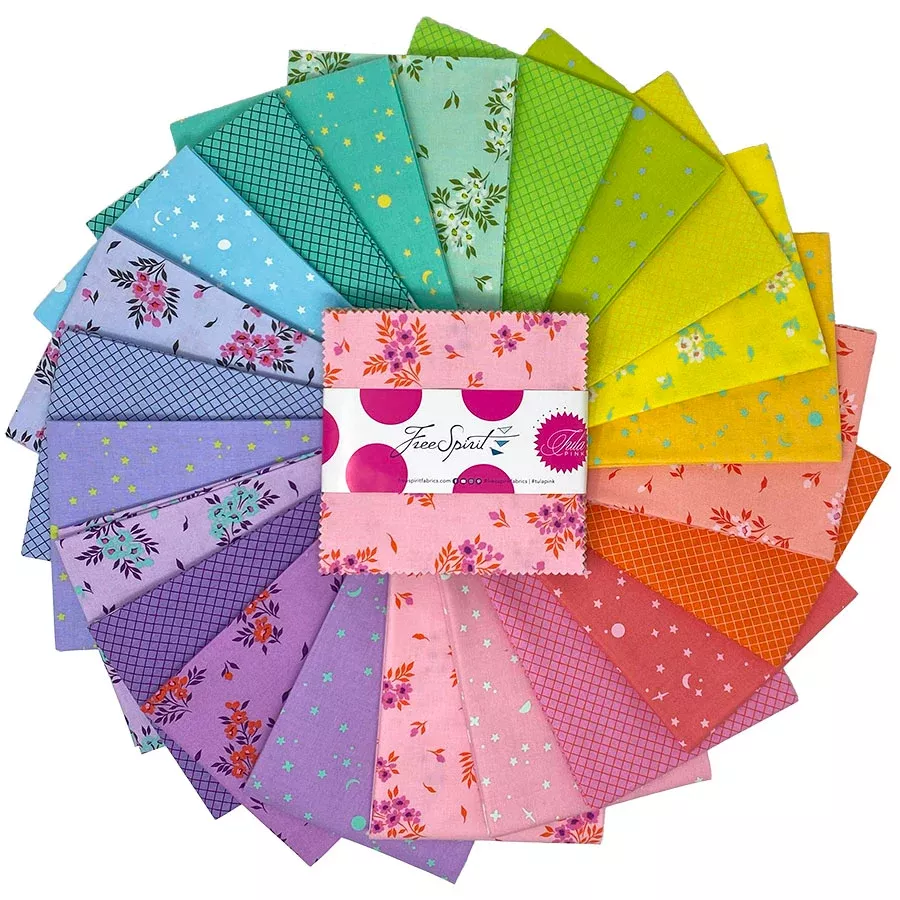 Tula Pink - Full Moon Forest 2- 5" Charm Squares