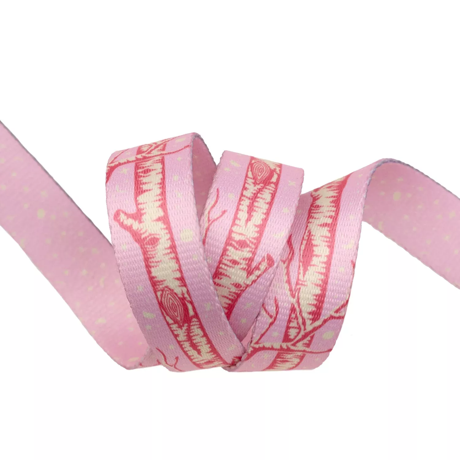 Tula Pink Full Moon Forest IIPolyester Webbing | Little Tree - Honey 1"