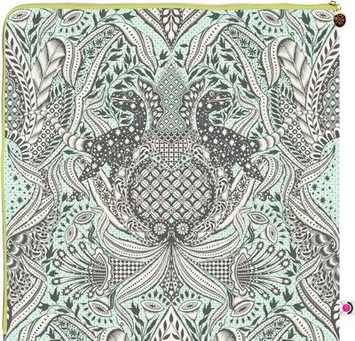 Tula Pink Gift Rapt XL Corner Zip Project Bag