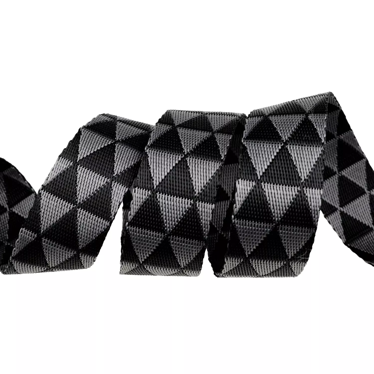 Tula Pink Grayworks Nylon Webbing - 1.5" Kinda Shady Carbon