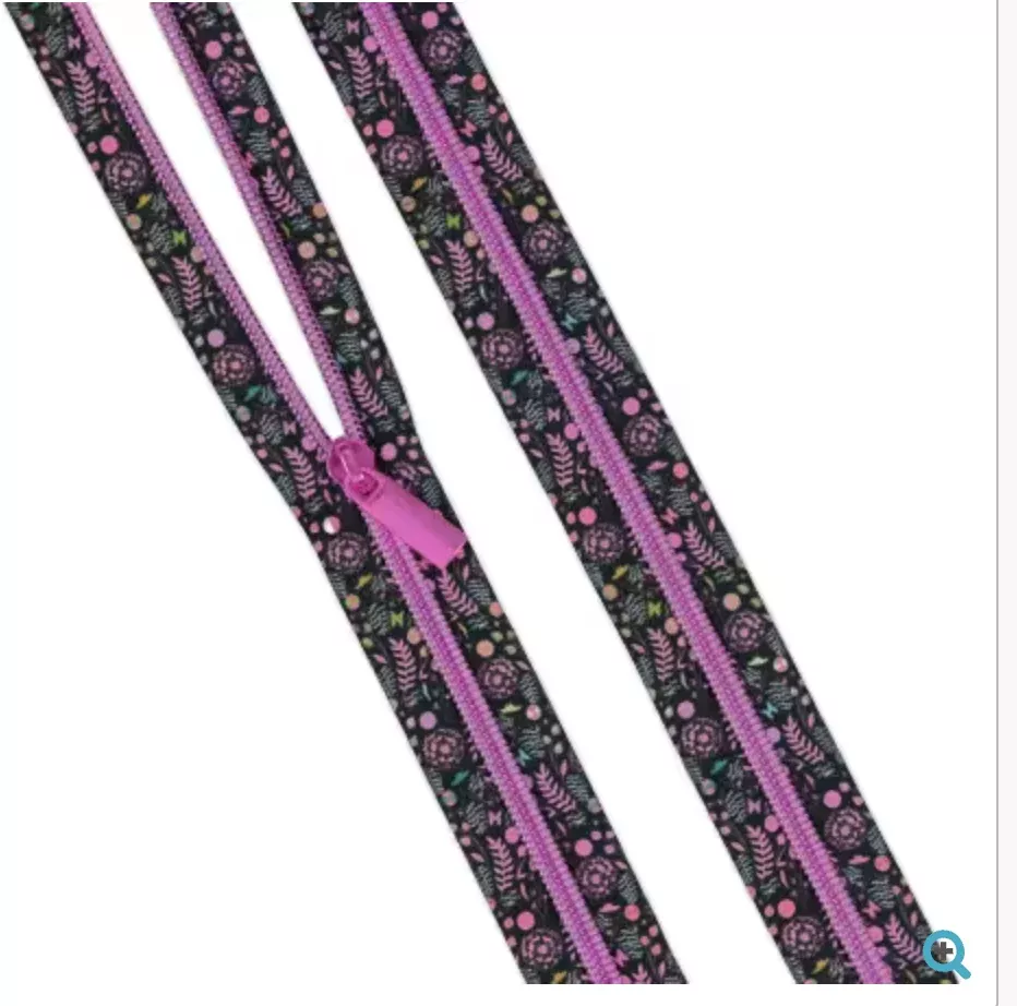 Tula Pink Prince Charming Deja Vu Collection: 3 Yards of #5 Zippers Dandelion