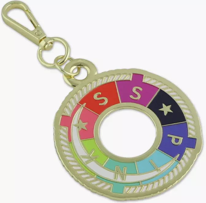 Tula Pink - S.S. Pink Deep Dive Bag Charm by Sallie Tomato