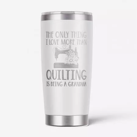 Tumbler Quilting Grandma
