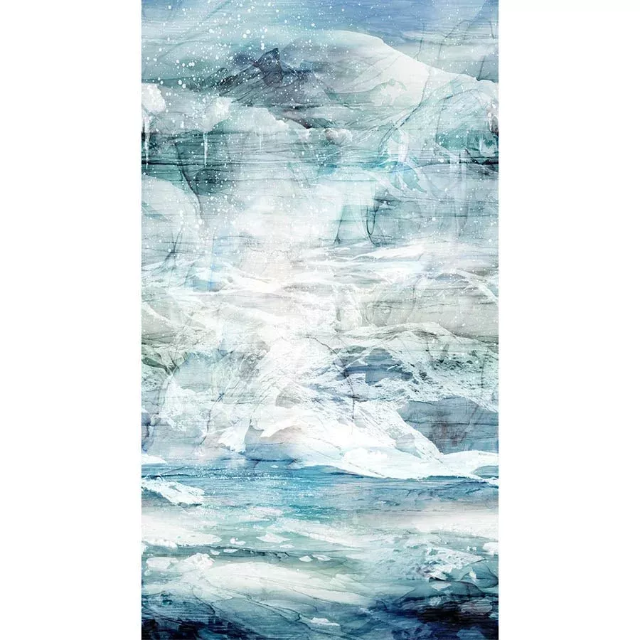 Tundra Crossing 24" Border Panel Light Blue Multi