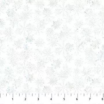 Tundra Crossing Snowflakes White