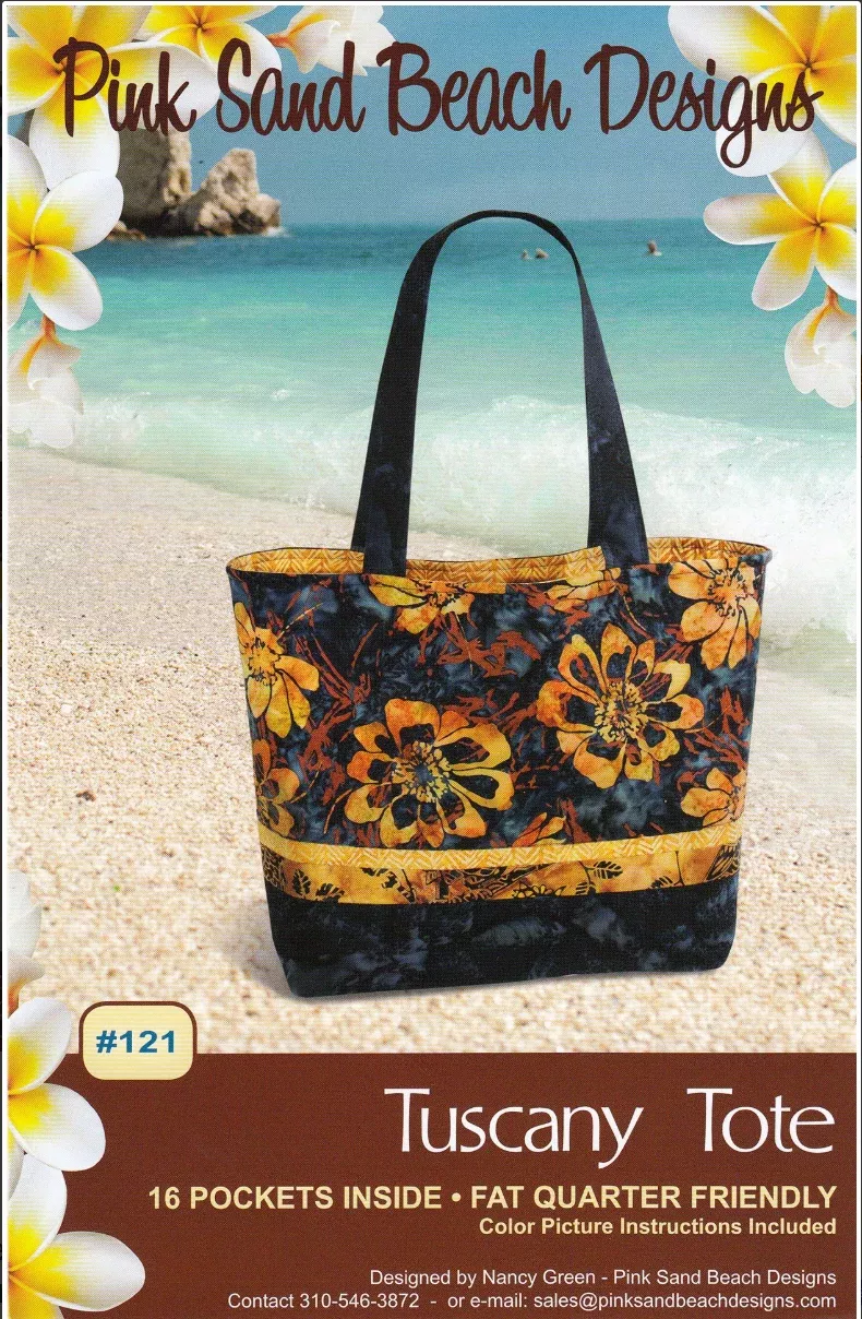 Tuscany Tote Pattern by Pink Sands Designs