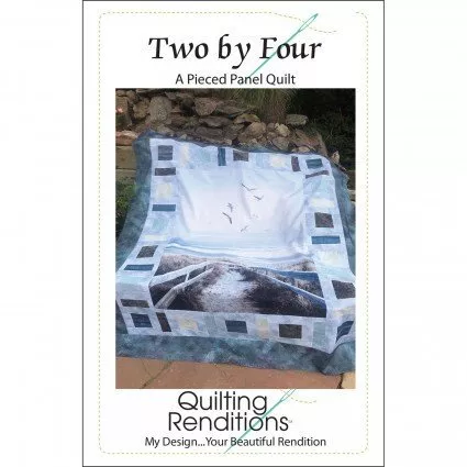 Two By Four Panel Quilt Pattern by Quilting Renditions QR1136