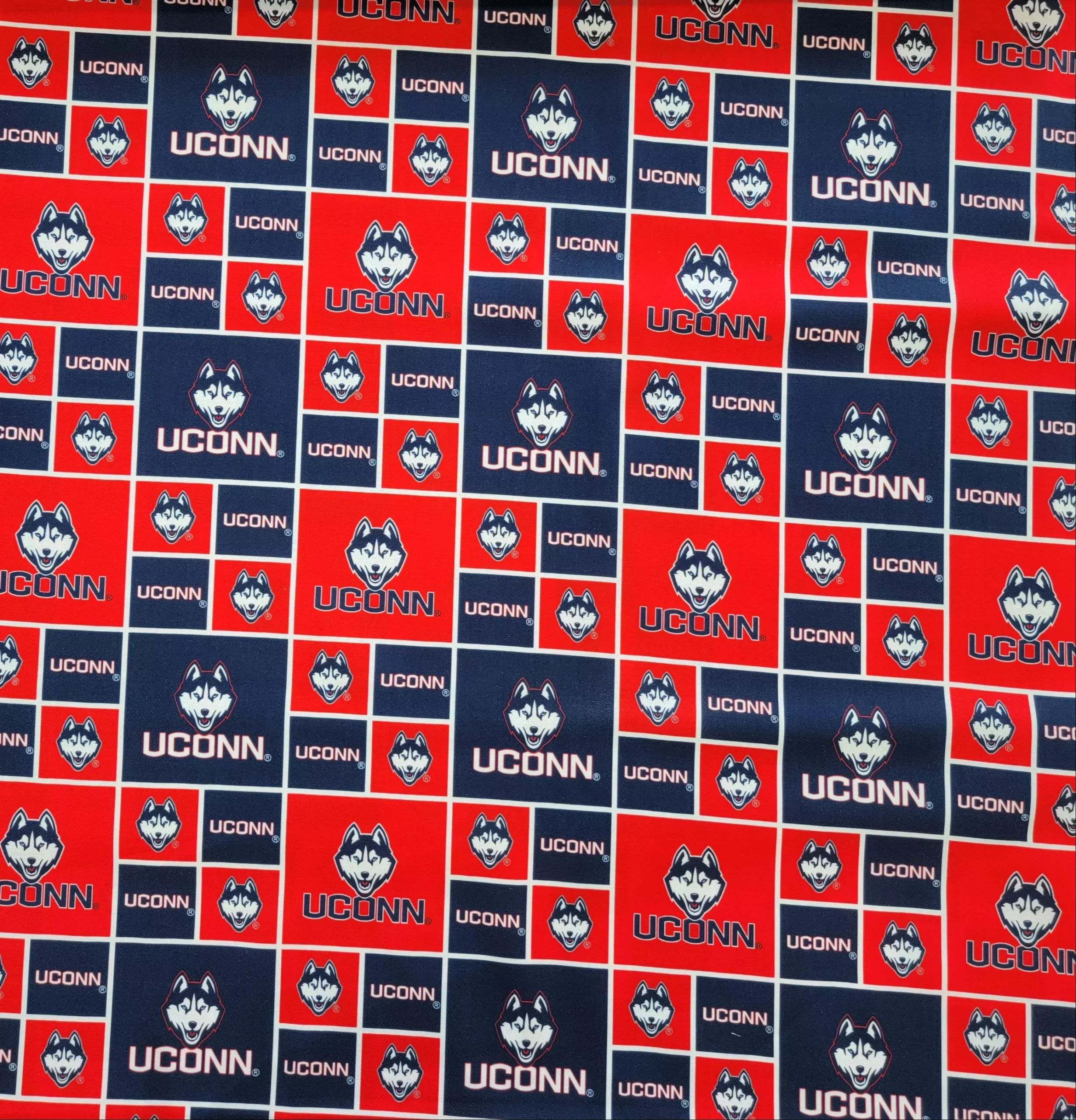 UCONN Huskies Fabric