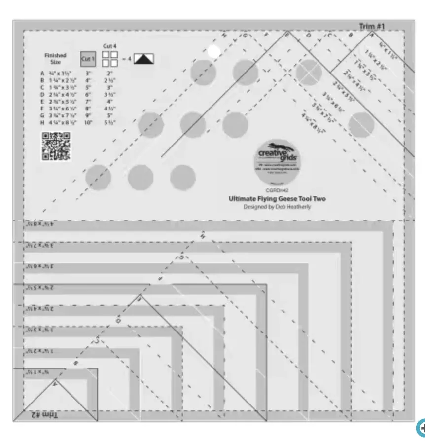 Ultimate Flying Geese Tool Two Ruler