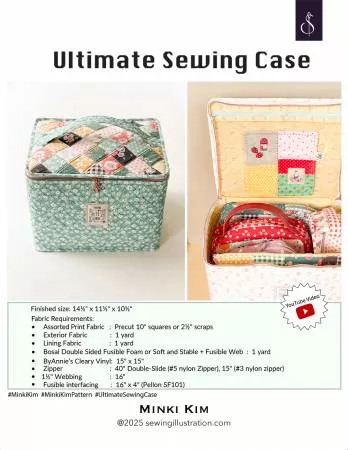 Ultimate Sewing Case Pattern - #SI-BP11 - Minki Kim
