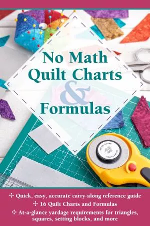 Updated No Math Quilt Charts & Formulas : #L0109N - Landauer